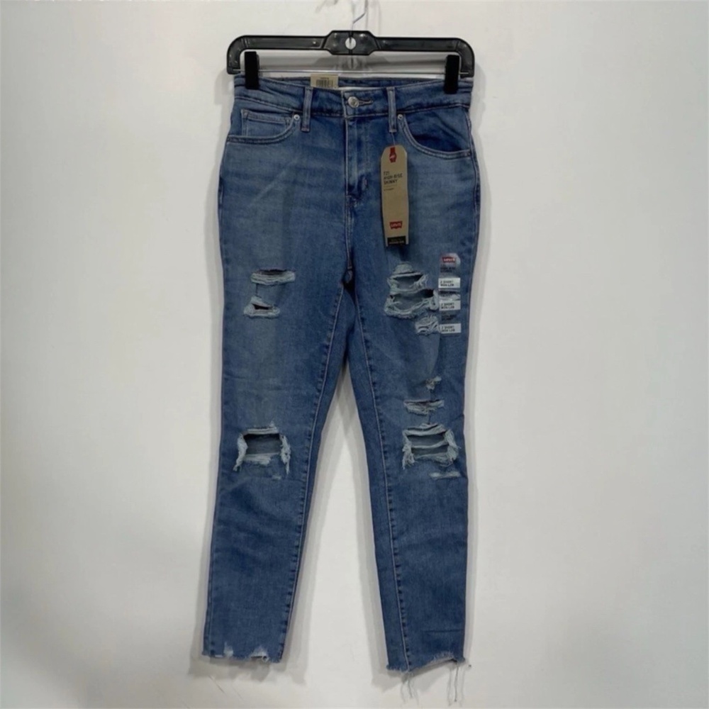 NEW! LEVI’S Women's High Rise Skinny Blue Jeans - Size 2 short (W26 L28)